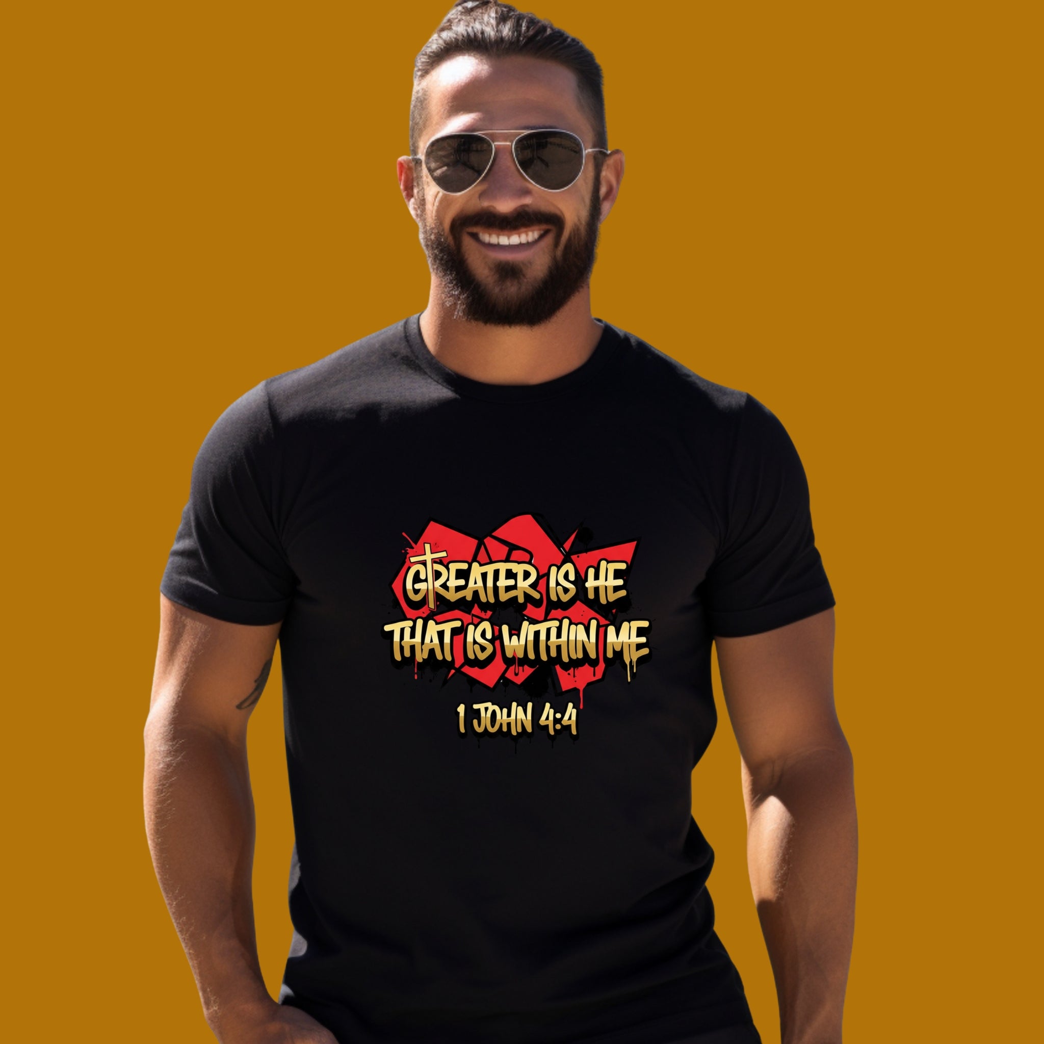 Greater Is...Short Sleeve T-Shirt