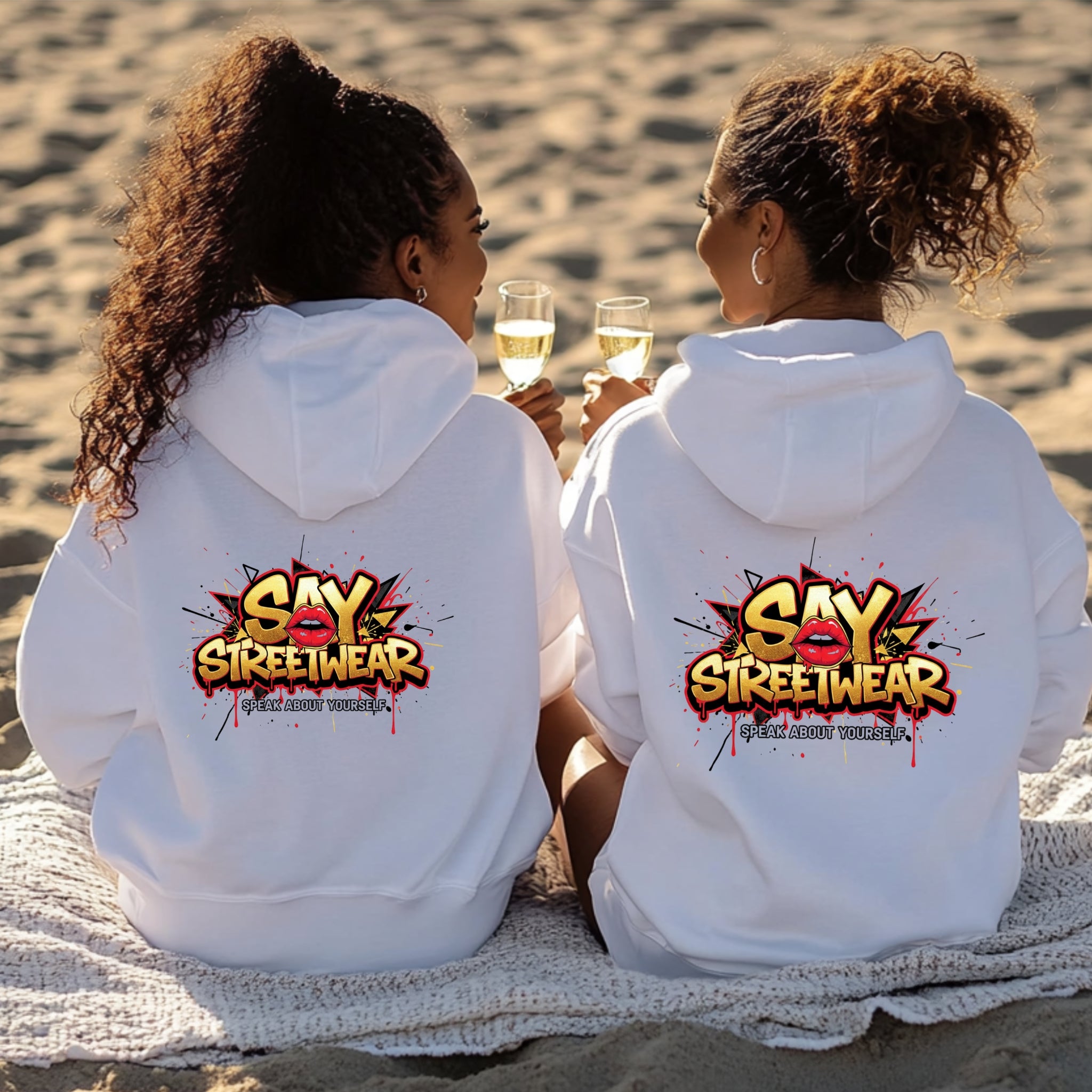 SAY Streetwear Graphic Hoodie