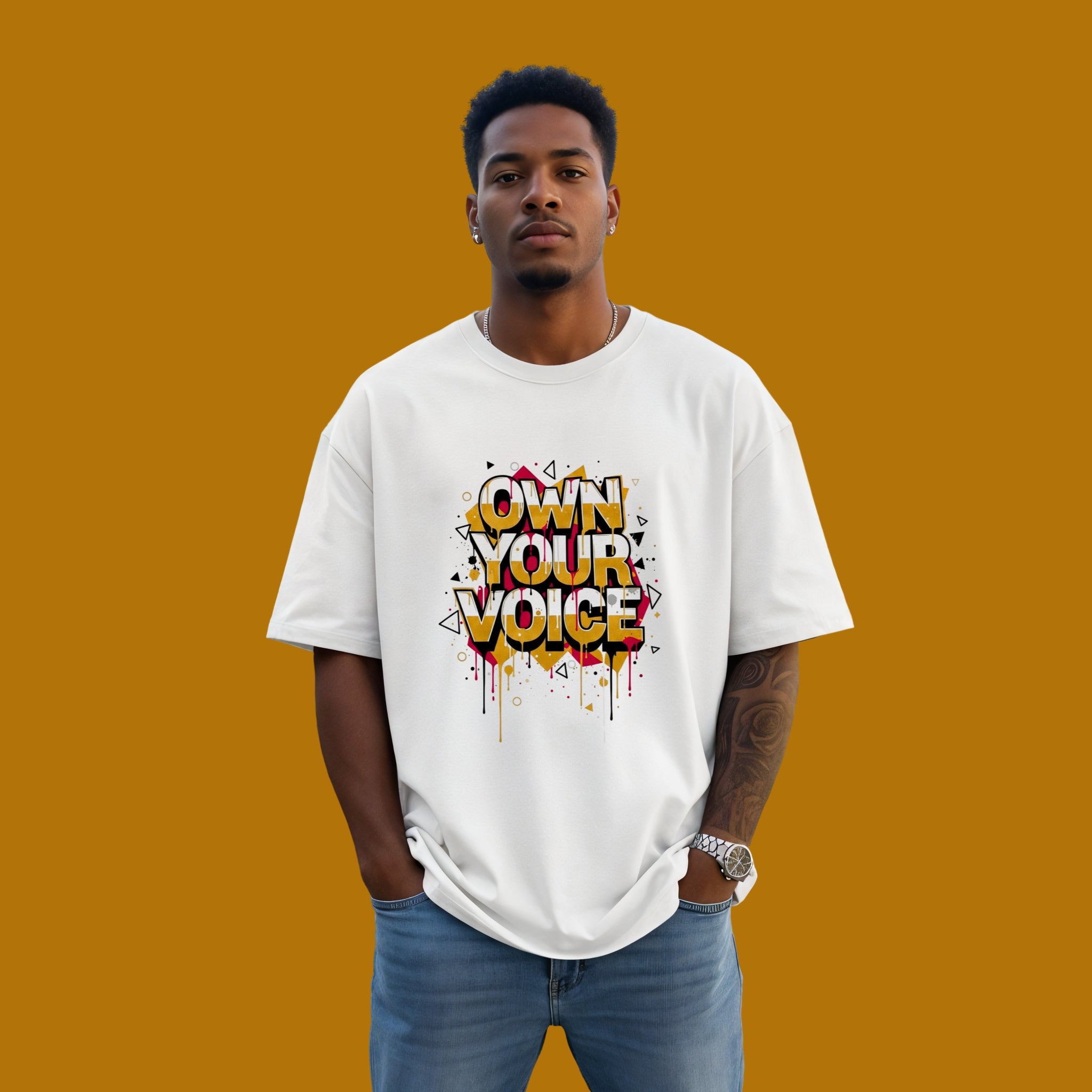 Own Your Voice Graffiti T-Shirt