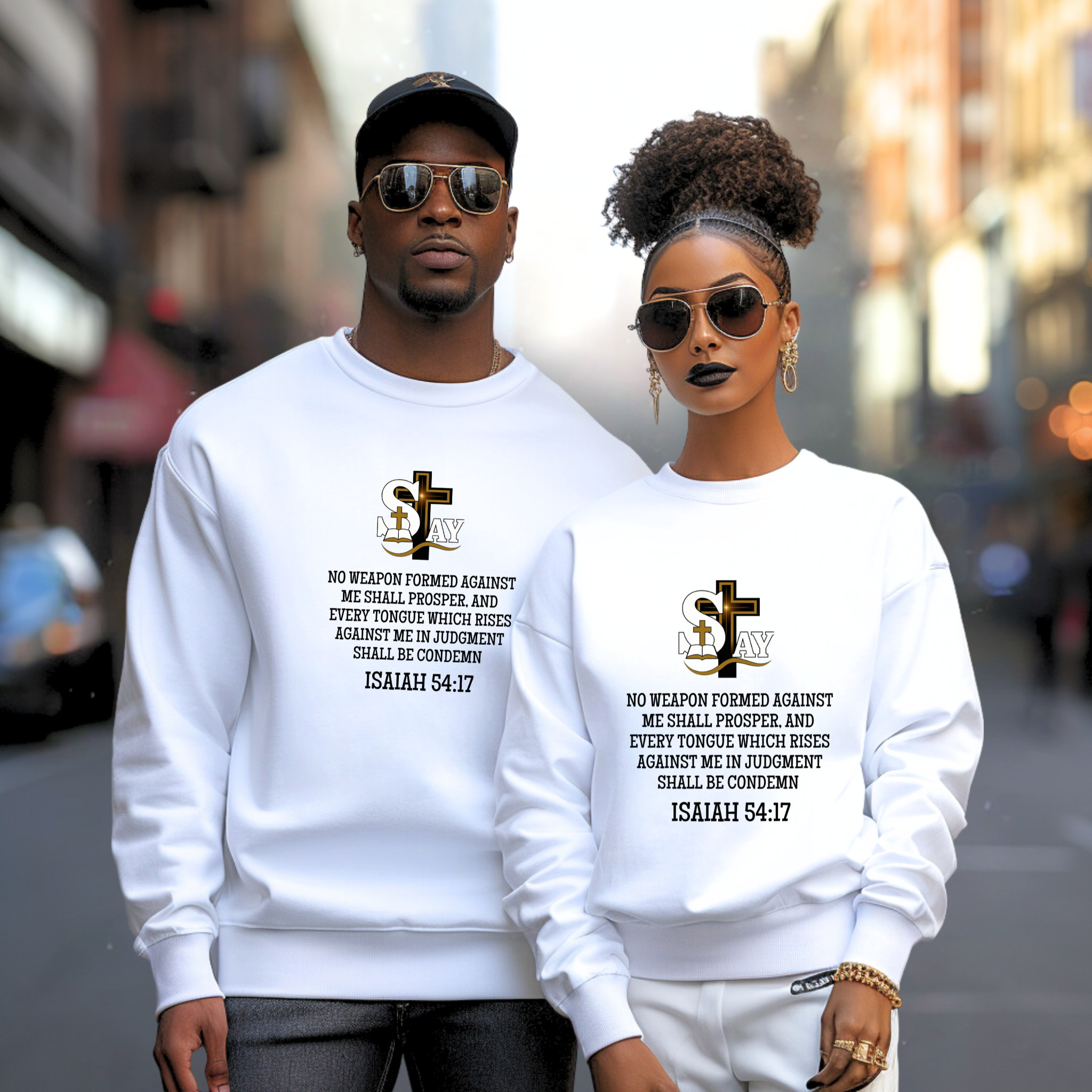 SAY No Weapon Formed Sweatshirt