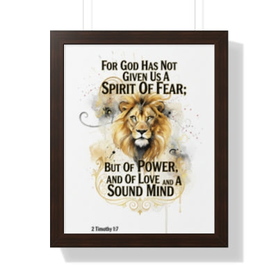 No Spirit of Fear Wall Art