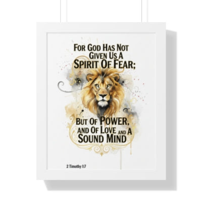 No Spirit of Fear Wall Art