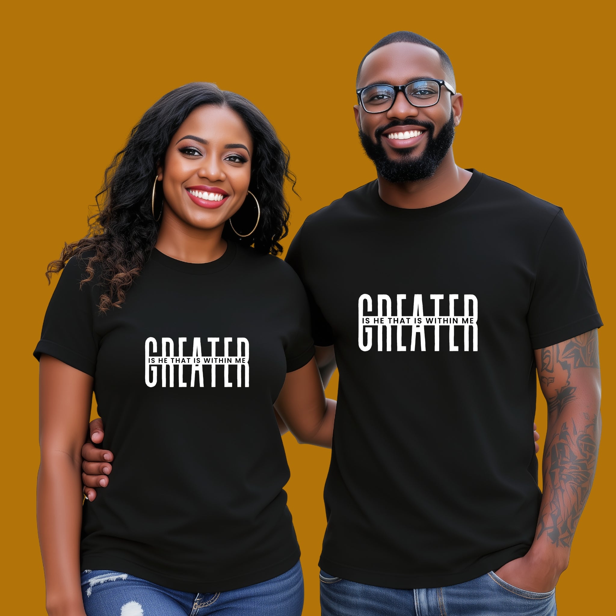 Greater Is He Short Sleeve Tee