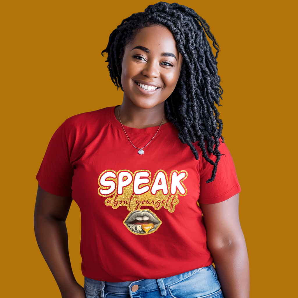 SAY Gold Graphic Short Sleeve Tee