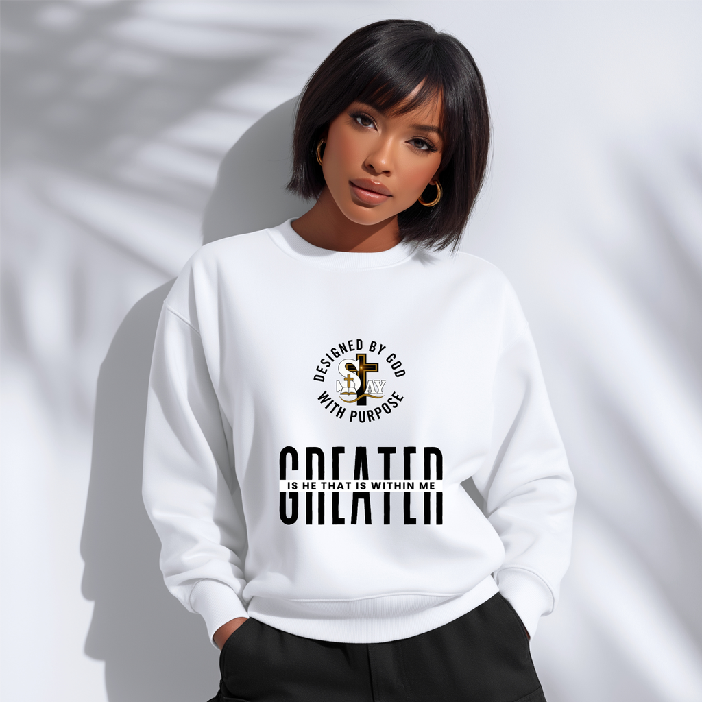Greater Is He That Is Within Me Sweatshirt
