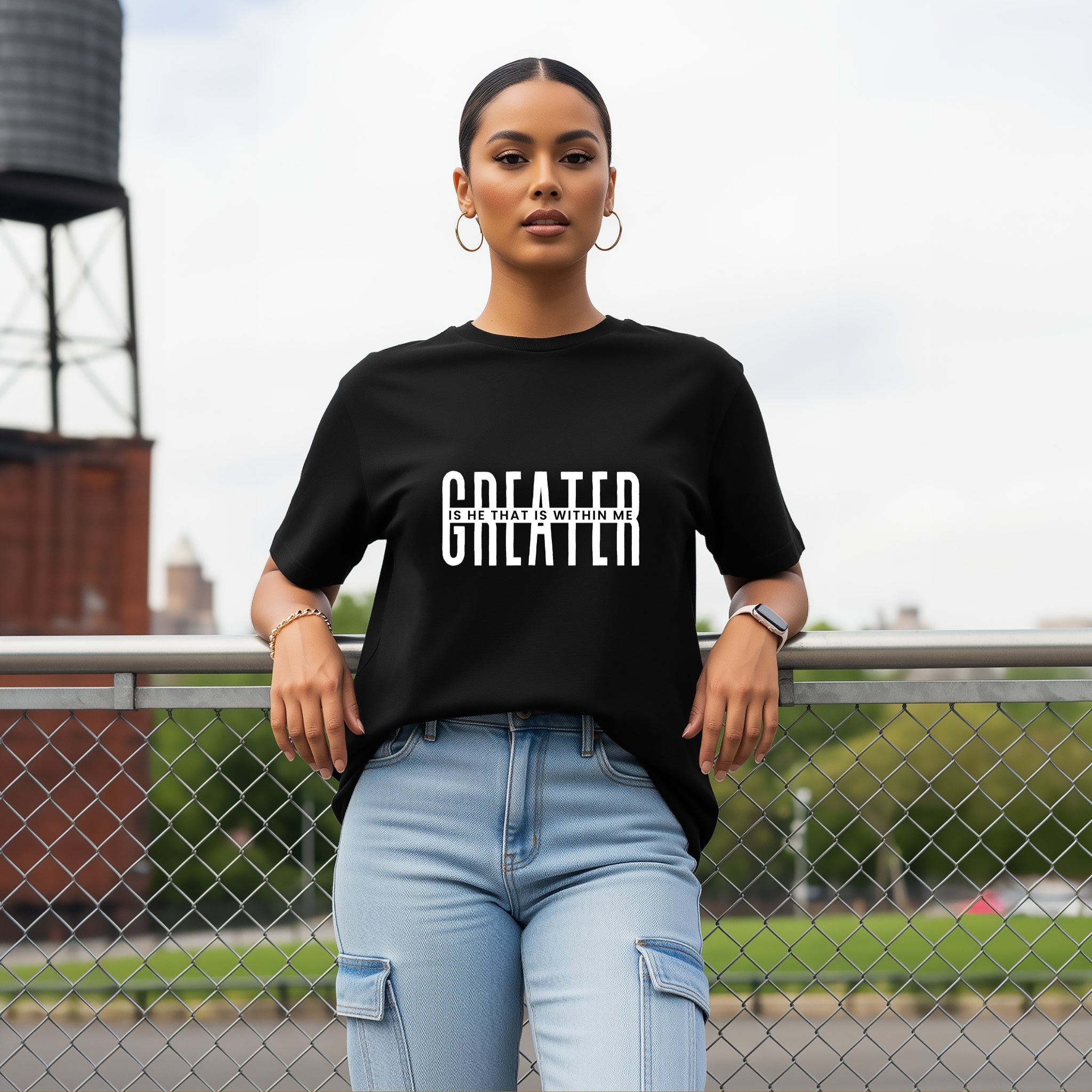 Greater Is He Short Sleeve Tee